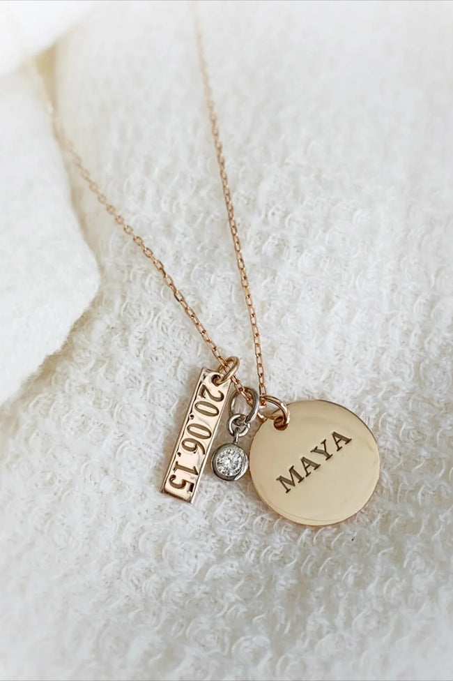The Amore Personalised Charm Necklace