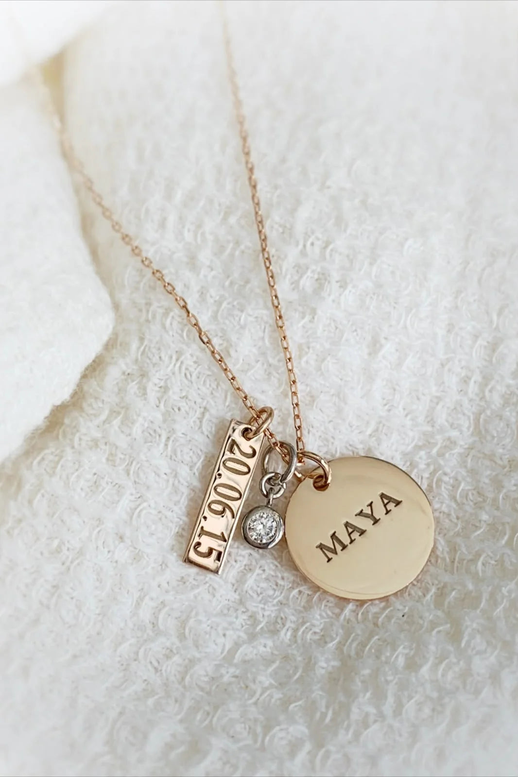 The Amore Personalised Charm Necklace