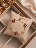 The Scarlett Clover Bracelet